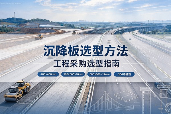 万安沉降板选择方法