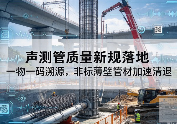 万安声测管质量新规落地，一物一码溯源，非标薄壁管材加速清退