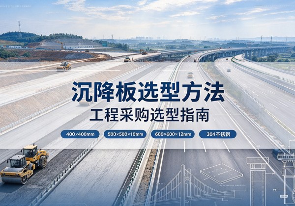 万安沉降板选择方法